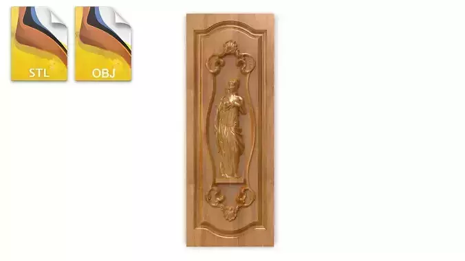 Warrior front overlay 3dprint