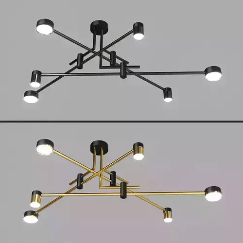contemporary lustre black gold LJZ lighting