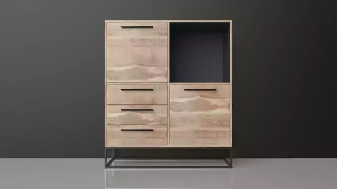 INVENTIO - COMMODE 2 - CABINET - 3D MODEL BY ARTRZCINSKI 3D model