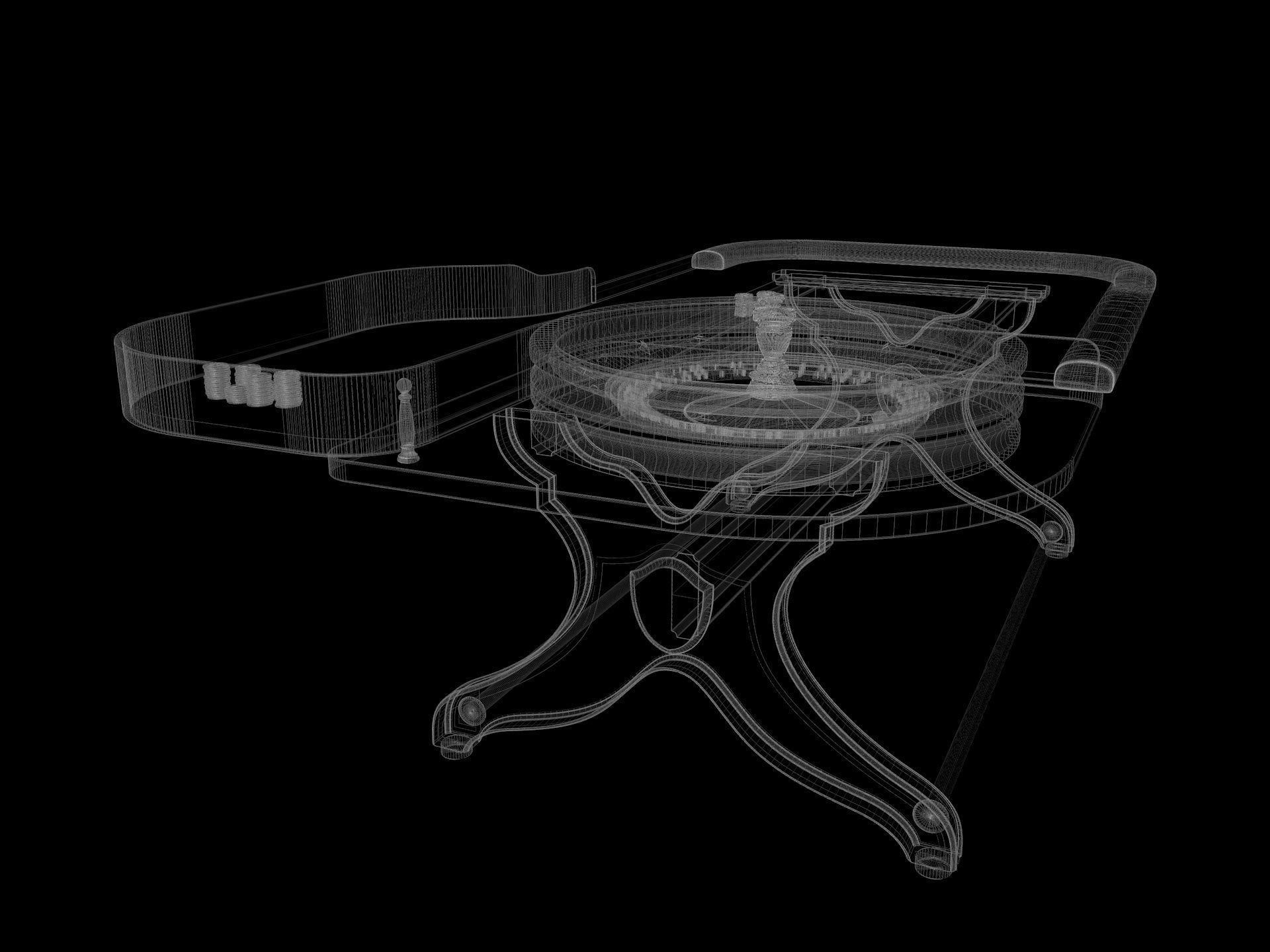 Roulet spin 3D model_5
