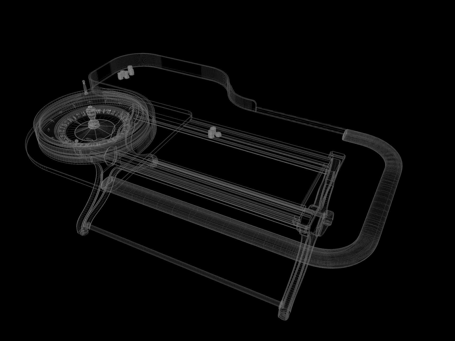 Roulet spin 3D model_4