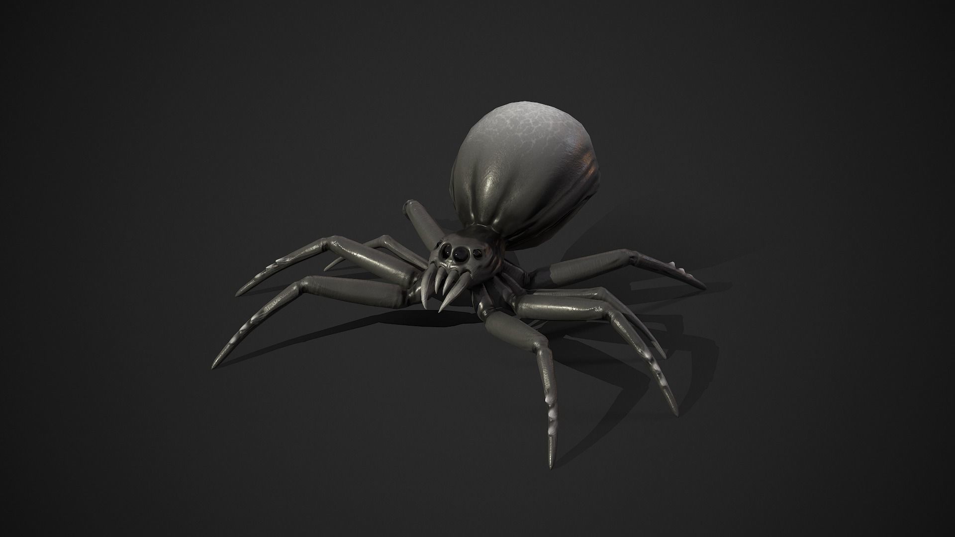Spider insect1 - Game Ready Low-poly 3D model Low-poly 3D model_5