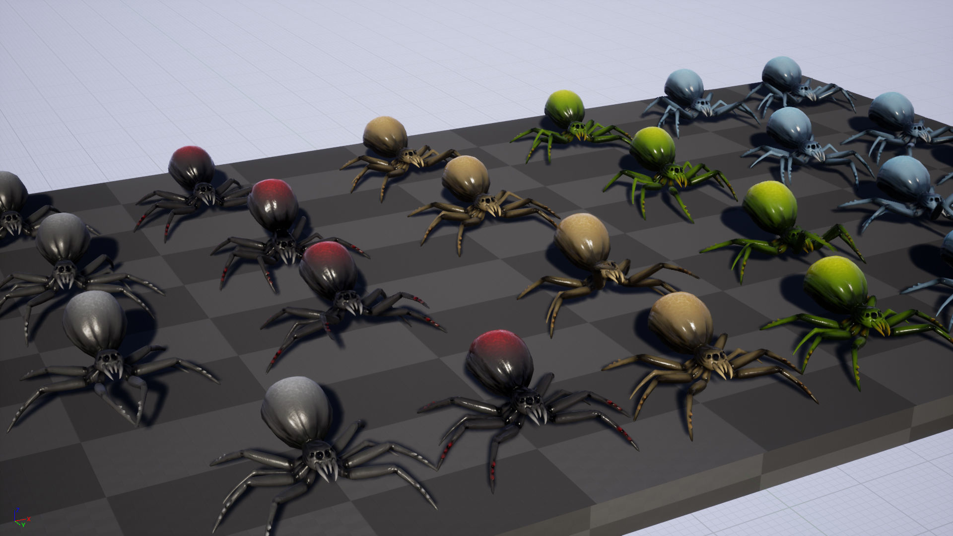 Spider insect1 - Game Ready Low-poly 3D model Low-poly 3D model_22