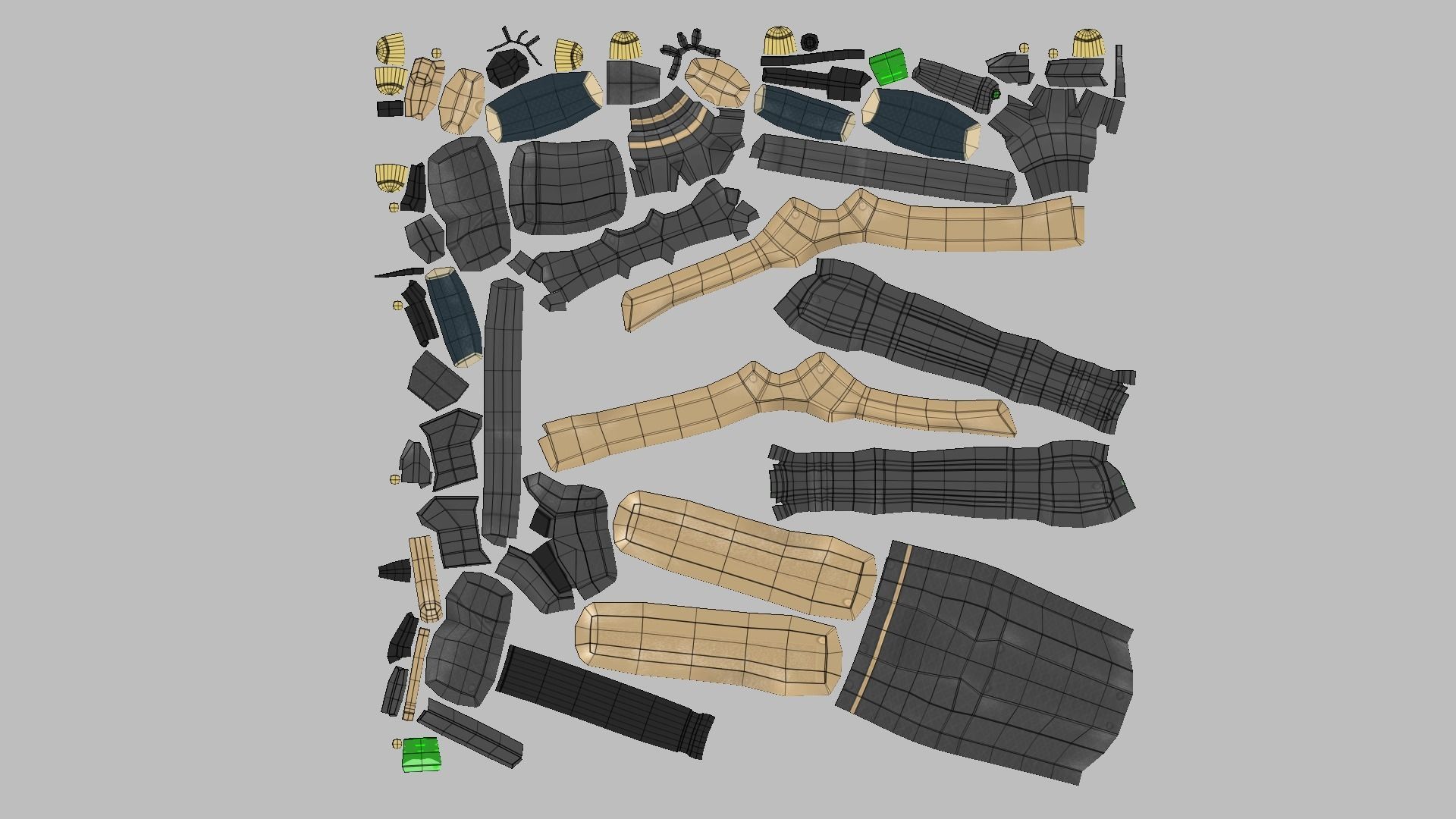 Sci-Fi Dragunov Sniper - Kalashnikov Gun Weaponry Low-poly 3D model_20