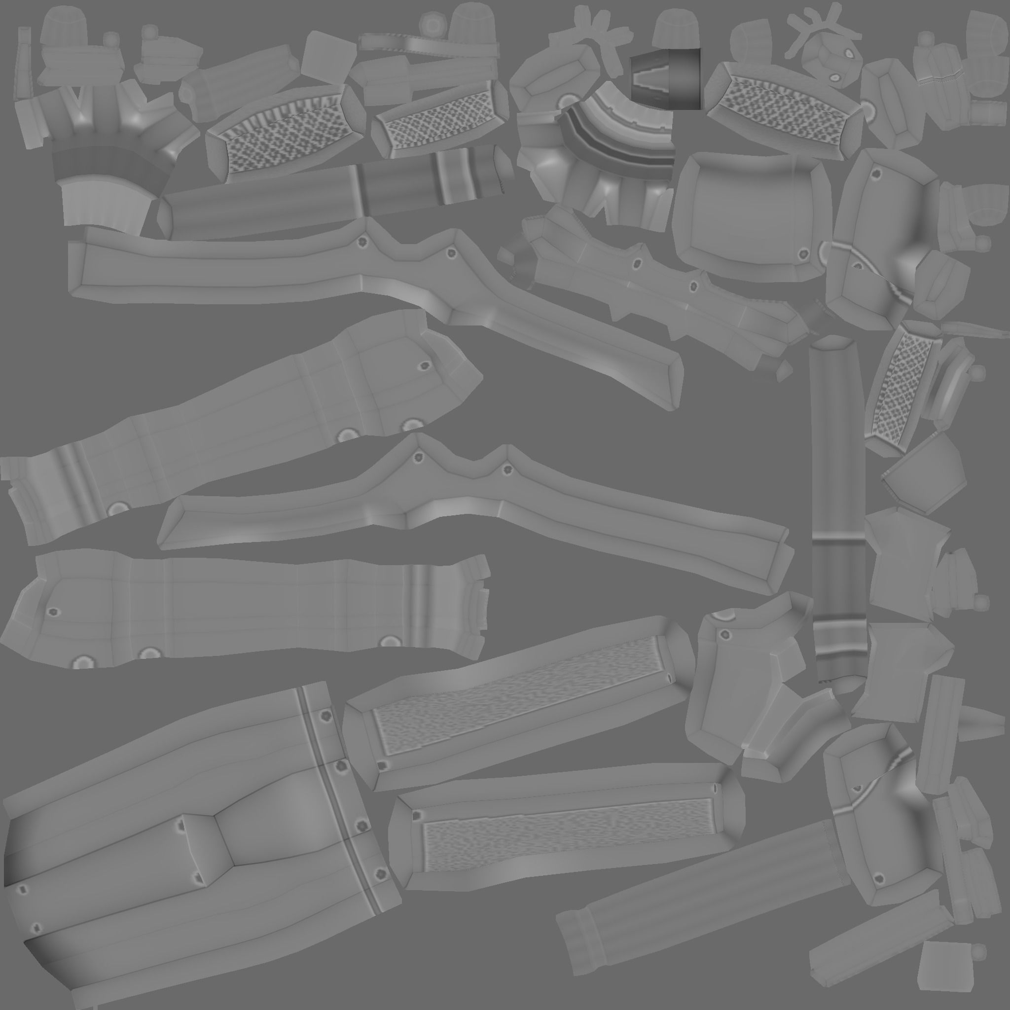 Sci-Fi Dragunov Sniper - Kalashnikov Gun Weaponry Low-poly 3D model_22