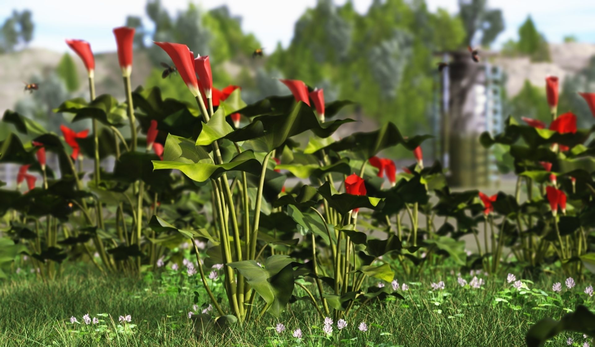 2020 XfrogPlants Flowers 1 Library  3D model_3
