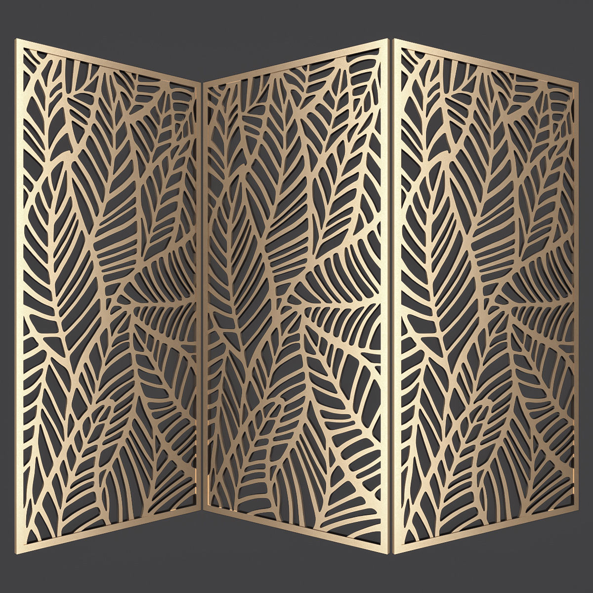 Decorative panel 319 3D model_3