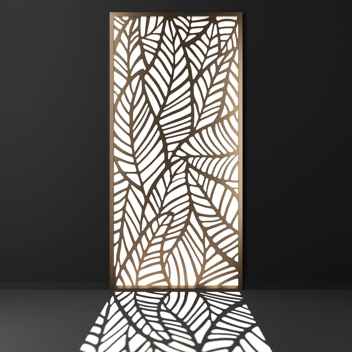 Decorative panel 319 3D model_4