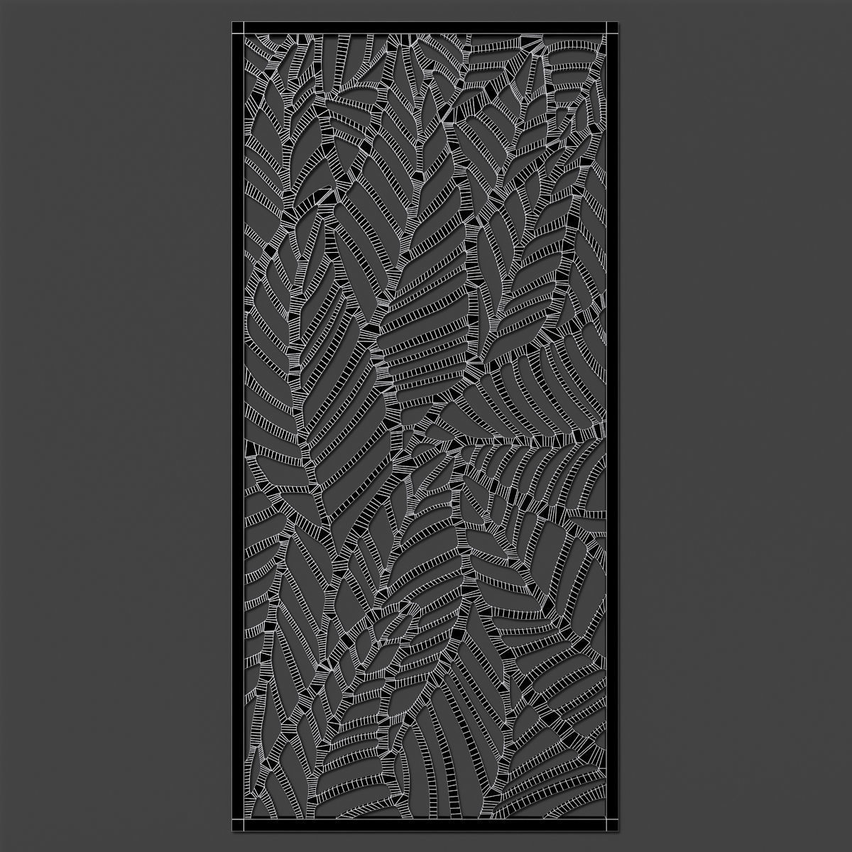 Decorative panel 319 3D model_5