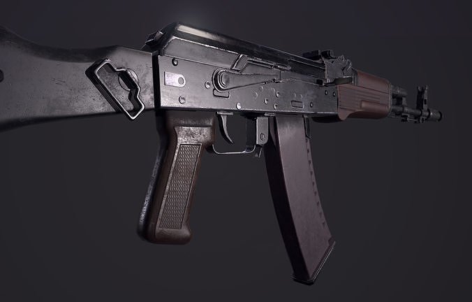  AK 74M  Low-poly 3D model