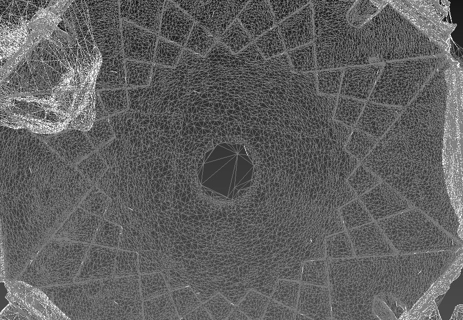 Monument Building With Texture 3D model_7