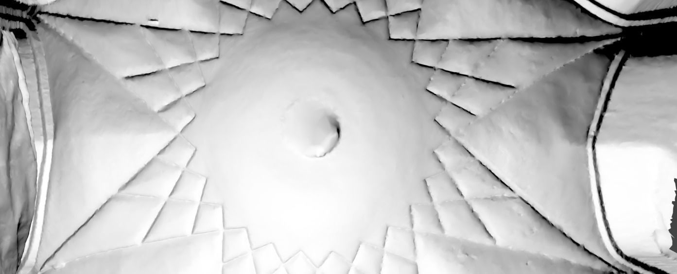 Monument Building With Texture 3D model_4