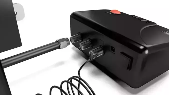 3D Antenna receiver model 3D model