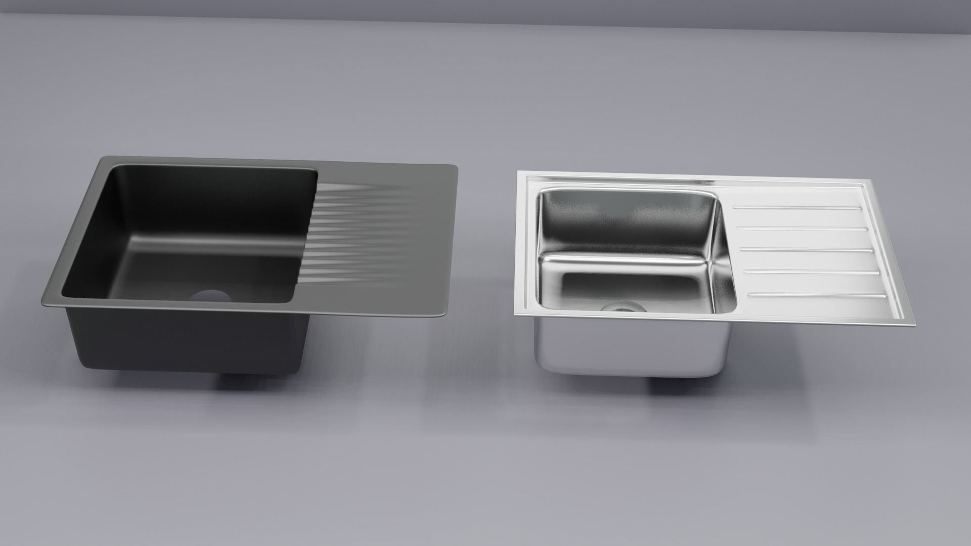 Kitchen Sinks IKILSVIKEN and VATTUDALEN - Ikea 3D model_5