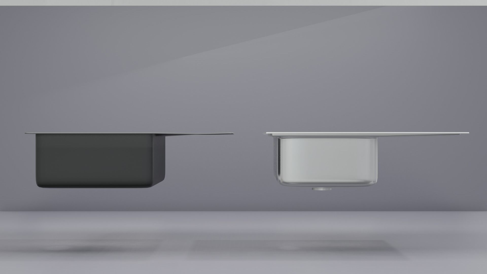 Kitchen Sinks IKILSVIKEN and VATTUDALEN - Ikea 3D model_8