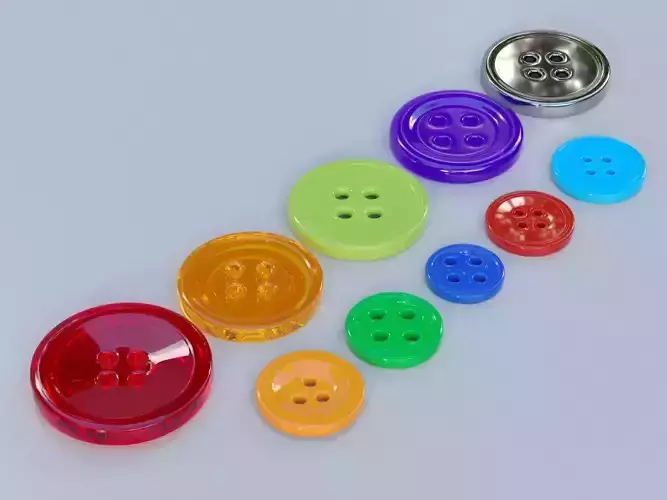 Buttons different colored