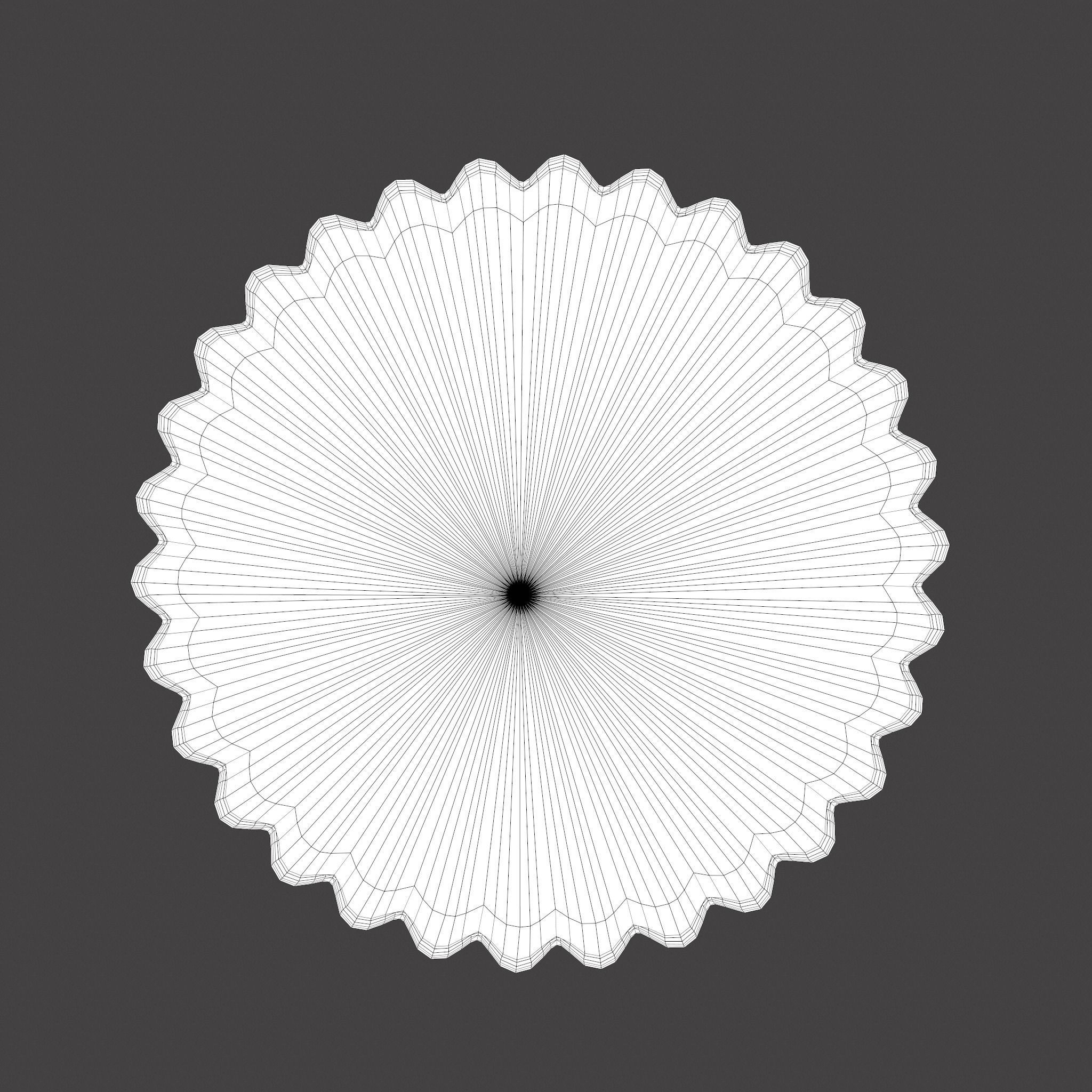 Simple Strawberry Tart Low-poly 3D model_30