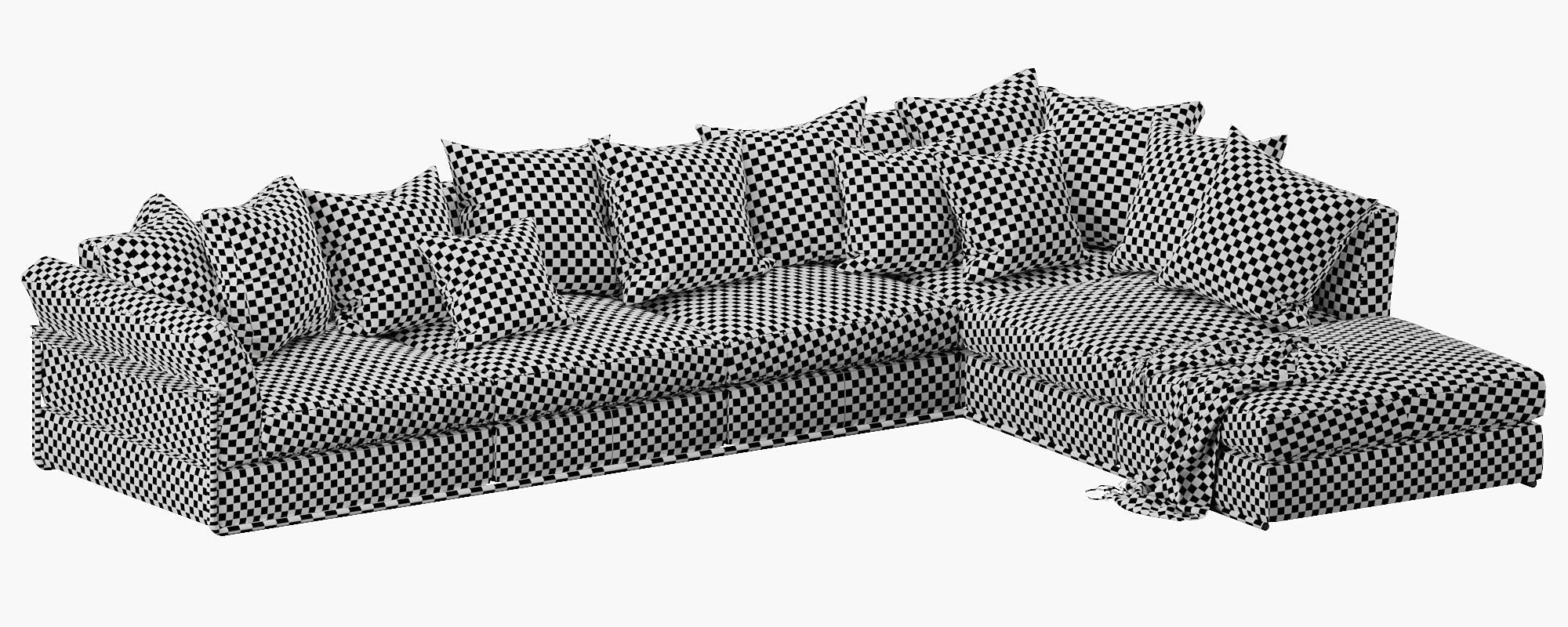 Flexform Zeno Sectional 3D model_13