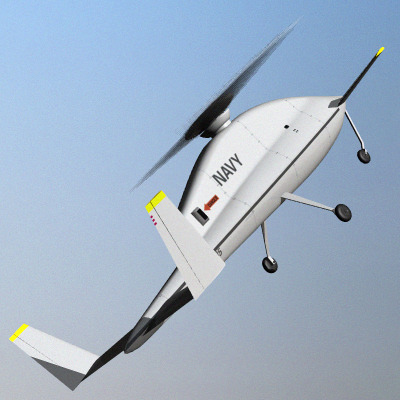 X-50A Dragonfly UAV 3D model_3
