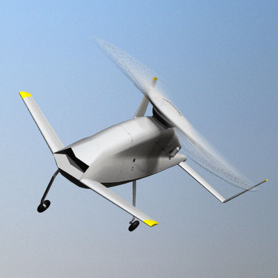 X-50A Dragonfly UAV 3D model_4