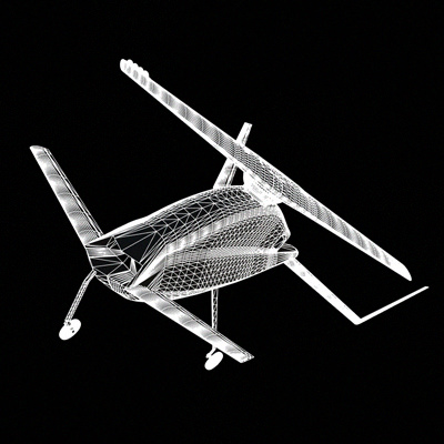 X-50A Dragonfly UAV 3D model_5