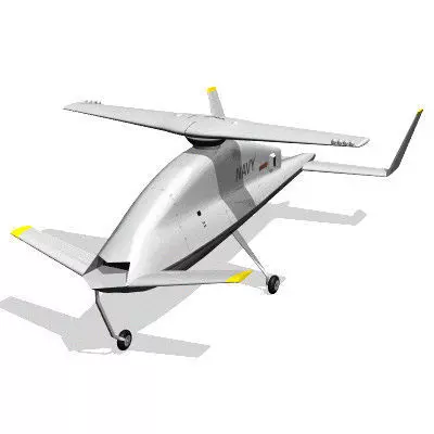 X-50A Dragonfly UAV 3D model_0