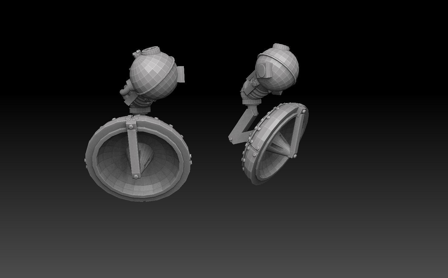 Nautiloid Horror Superheavy Carapace 3D print model_34