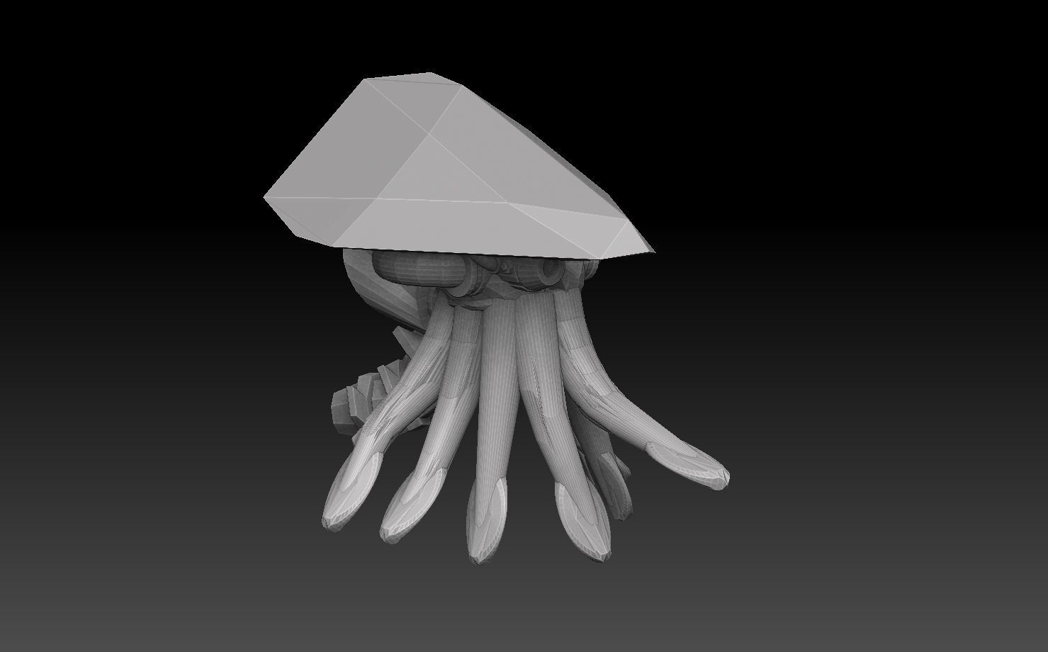 Nautiloid Horror Superheavy Carapace 3D print model_12