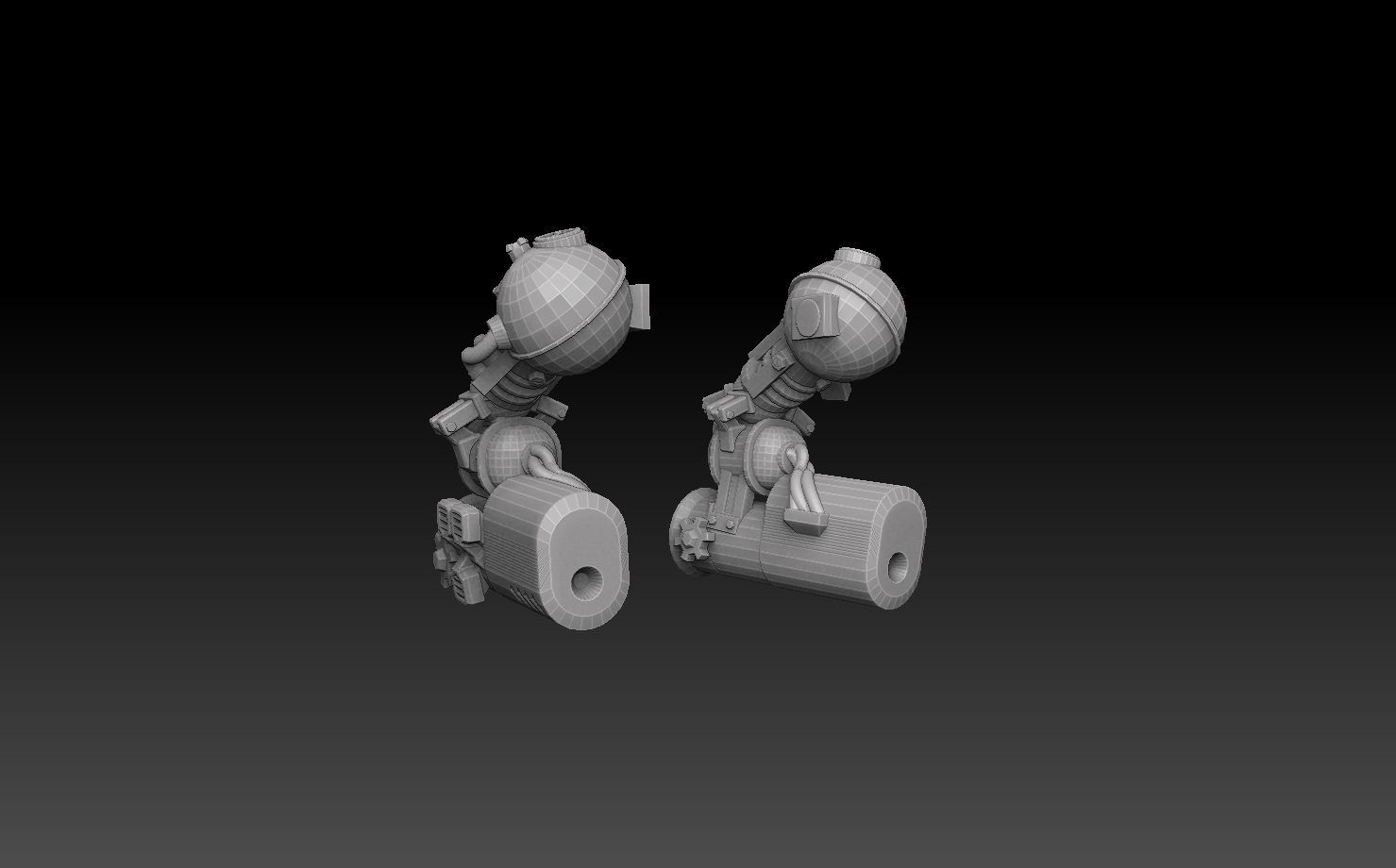 Nautiloid Horror Superheavy Carapace 3D print model_17