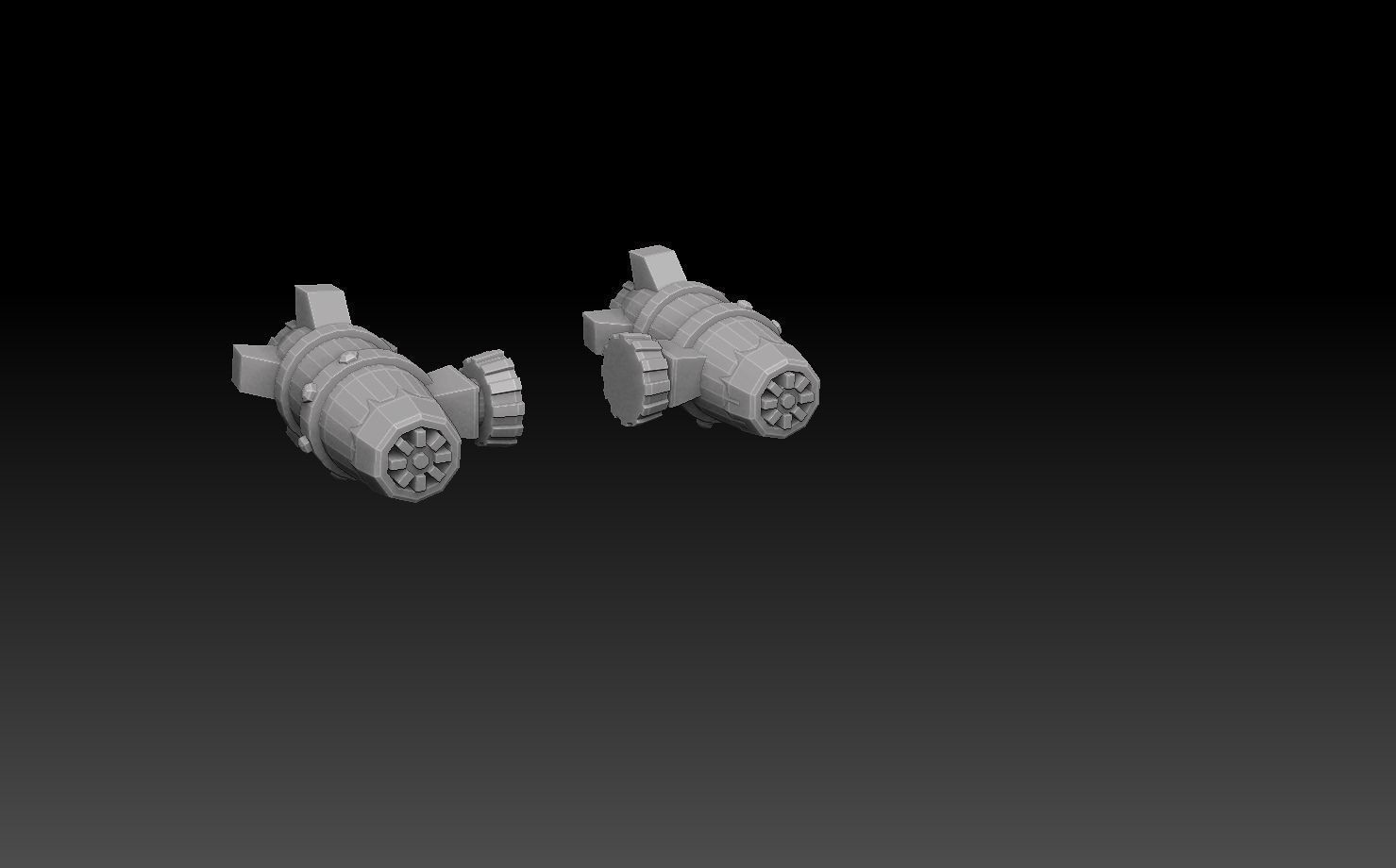 Nautiloid Horror Superheavy Carapace 3D print model_6