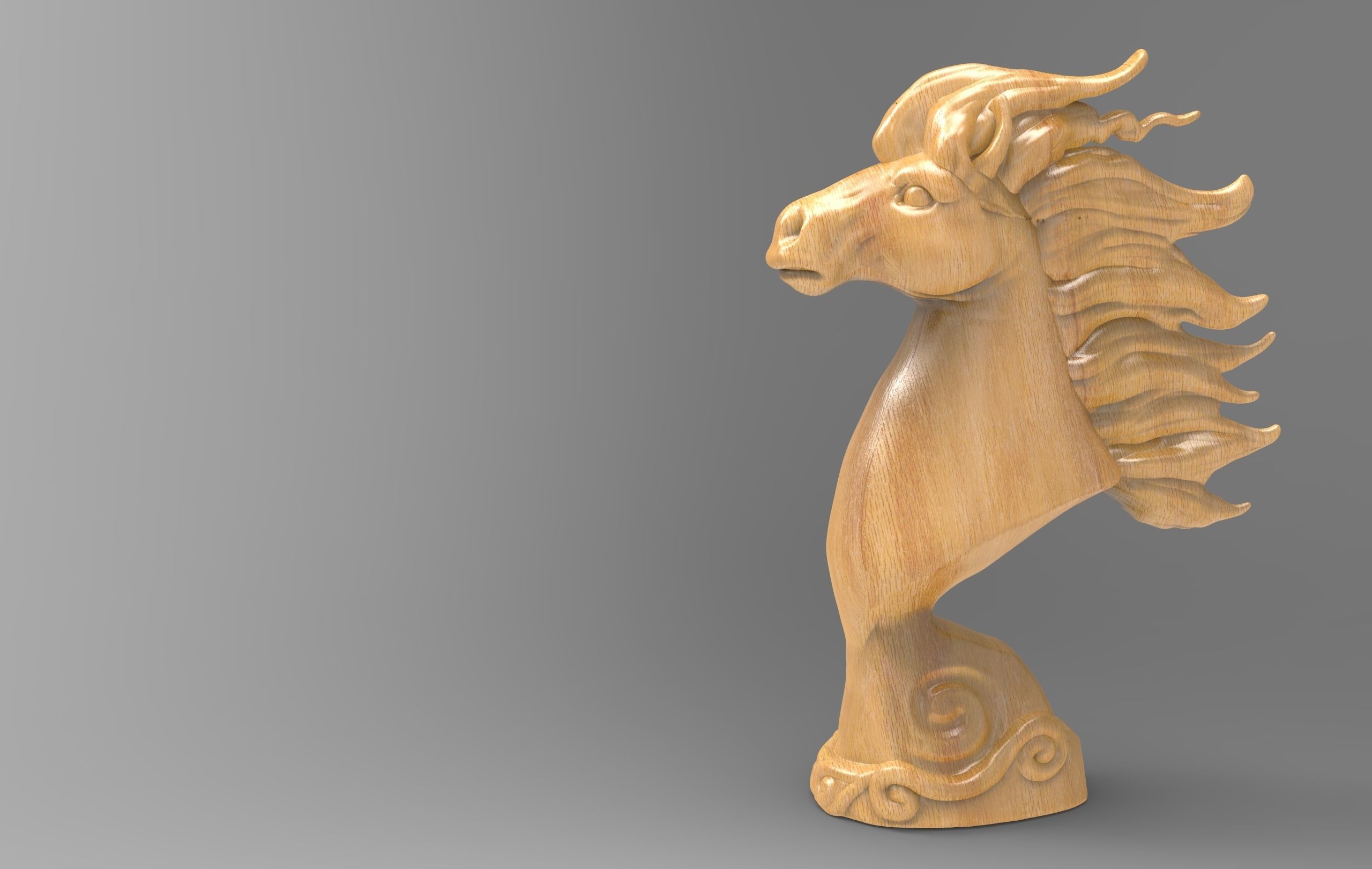 FLYING HORSE 3D print model_2