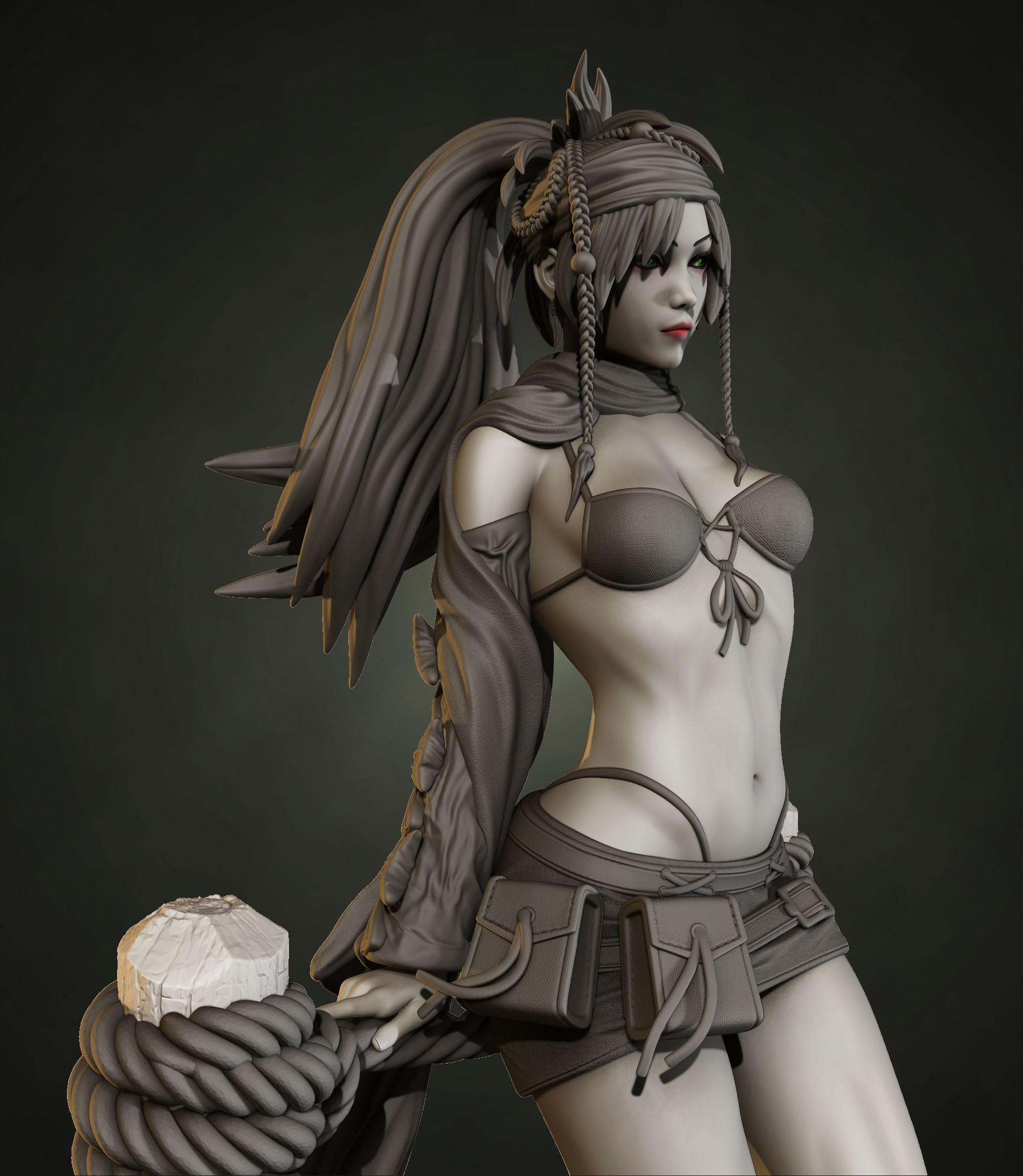 Rikku Final Fantasy - Regular Suite 3D print model_4