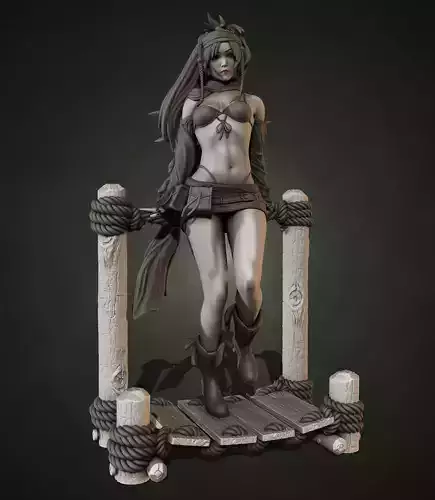 Rikku Final Fantasy - Regular Suite 3D print model