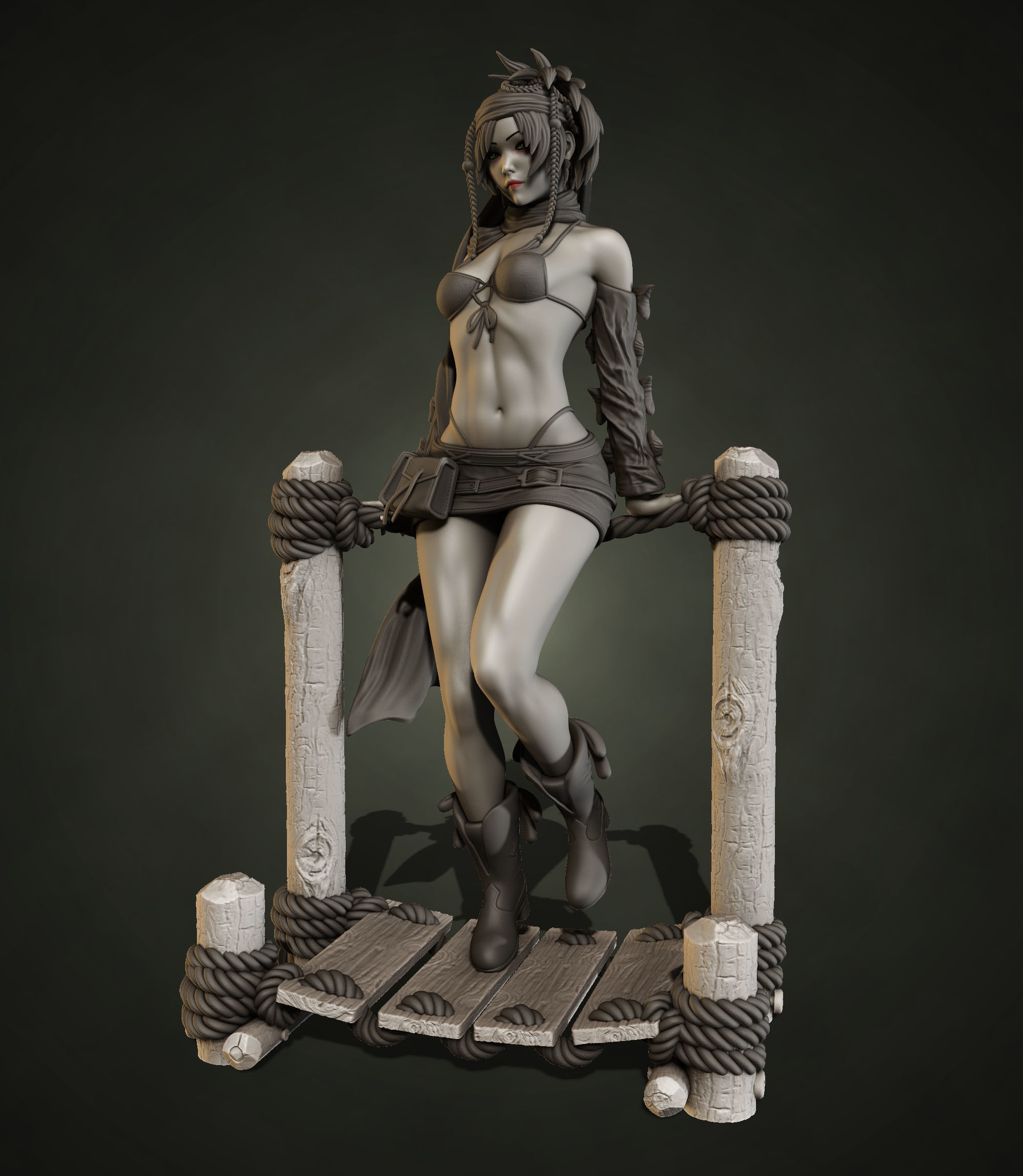 Rikku Final Fantasy - Regular Suite 3D print model_1