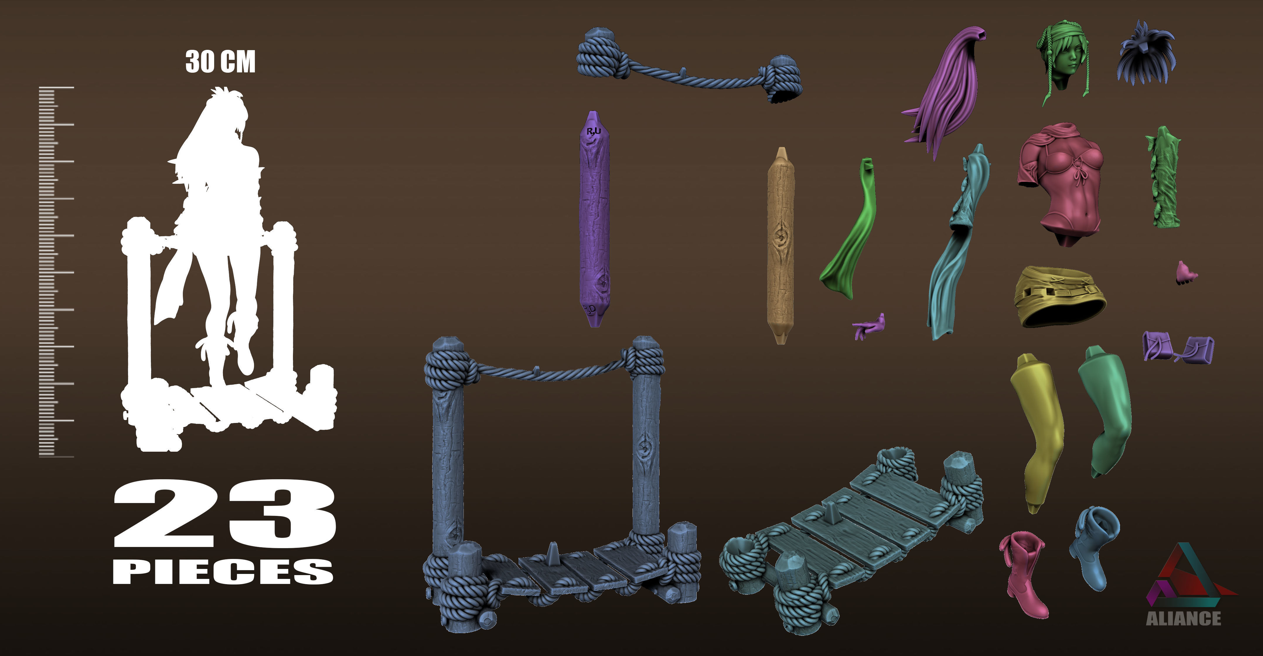 Rikku Final Fantasy - Regular Suite 3D print model_5