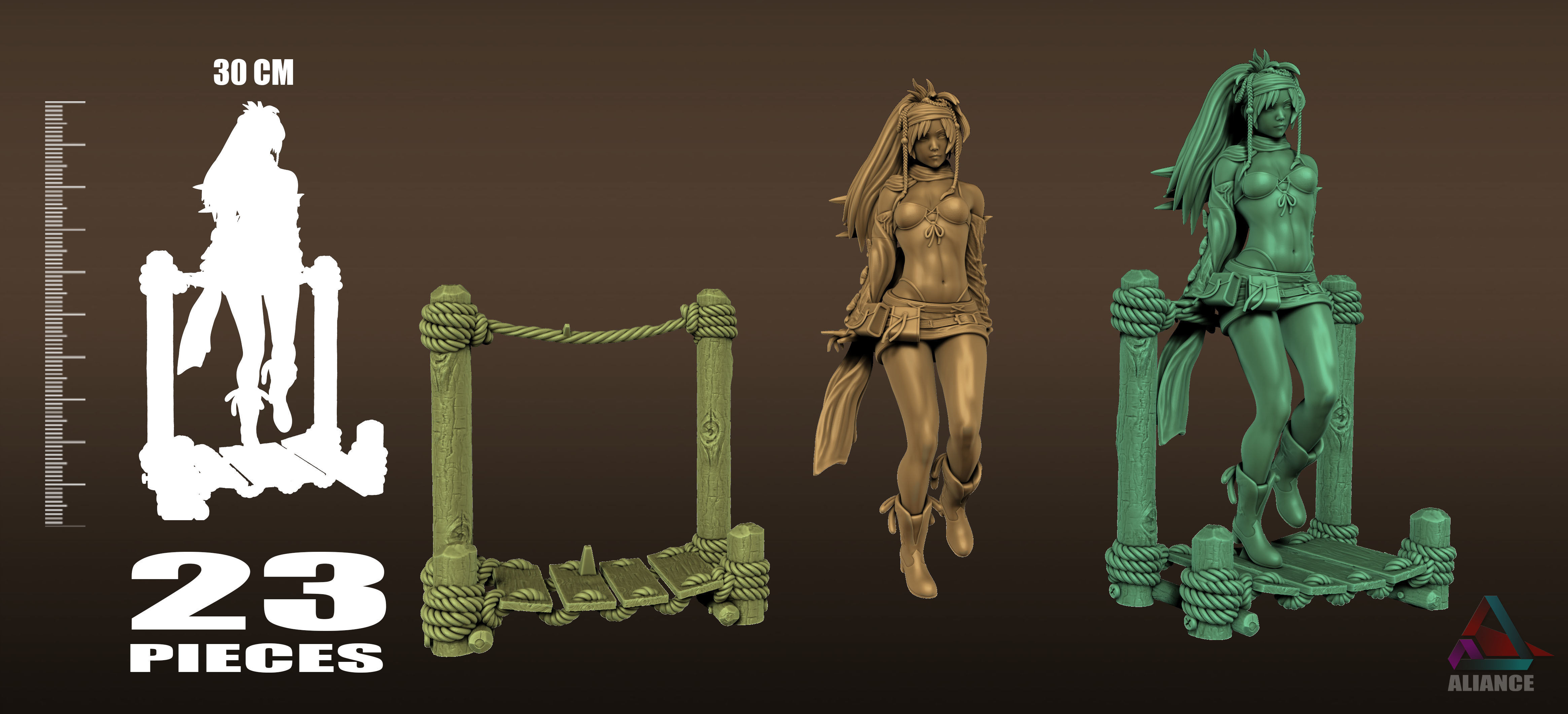 Rikku Final Fantasy - Regular Suite 3D print model_6