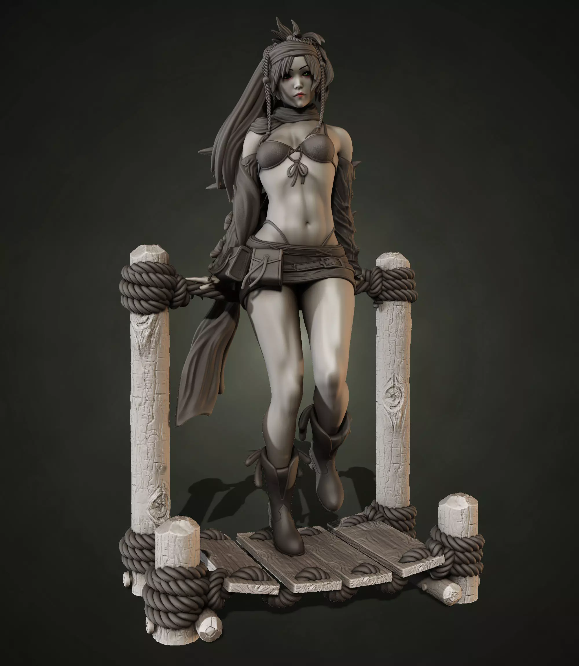 Rikku Final Fantasy - 2 in 1 3D print model