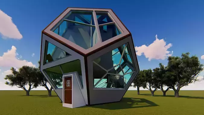 modern  House  3D model modern  House  3D model