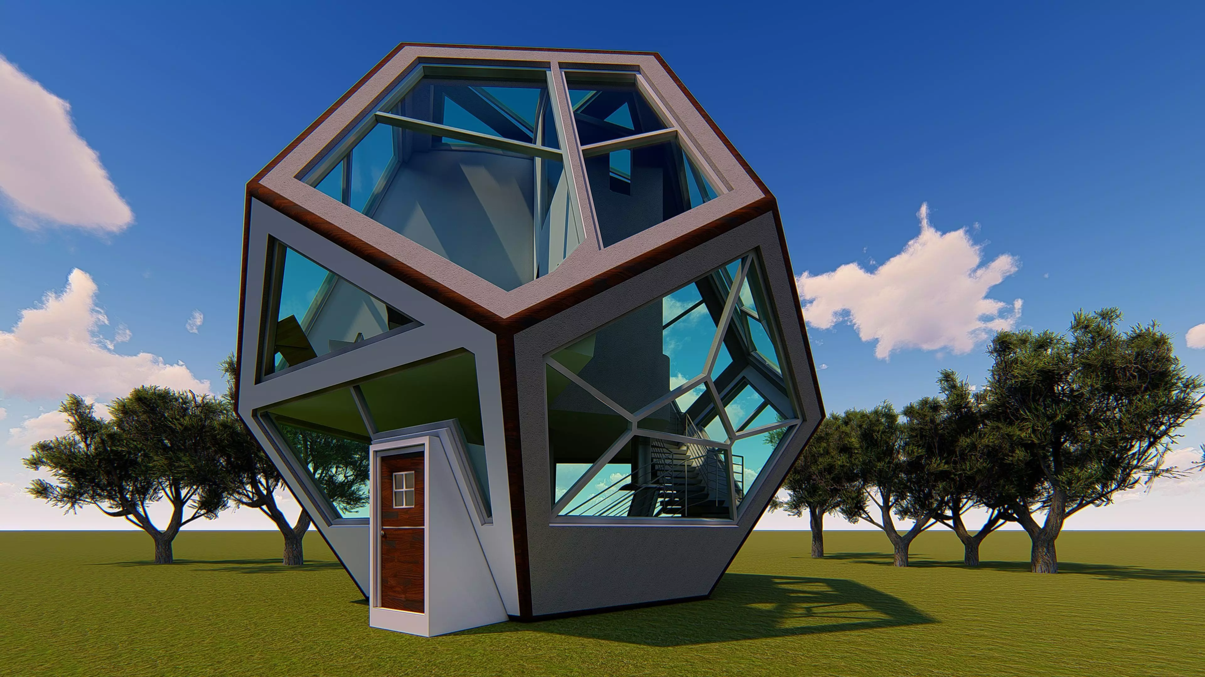 modern  House  3D model_0