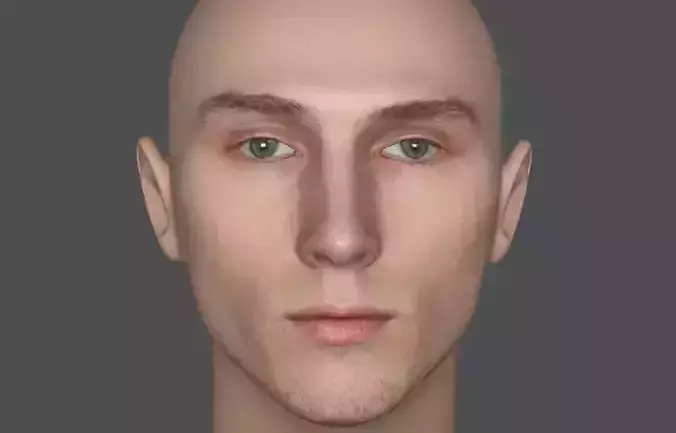 Machine Gun Kelly Face 3D model