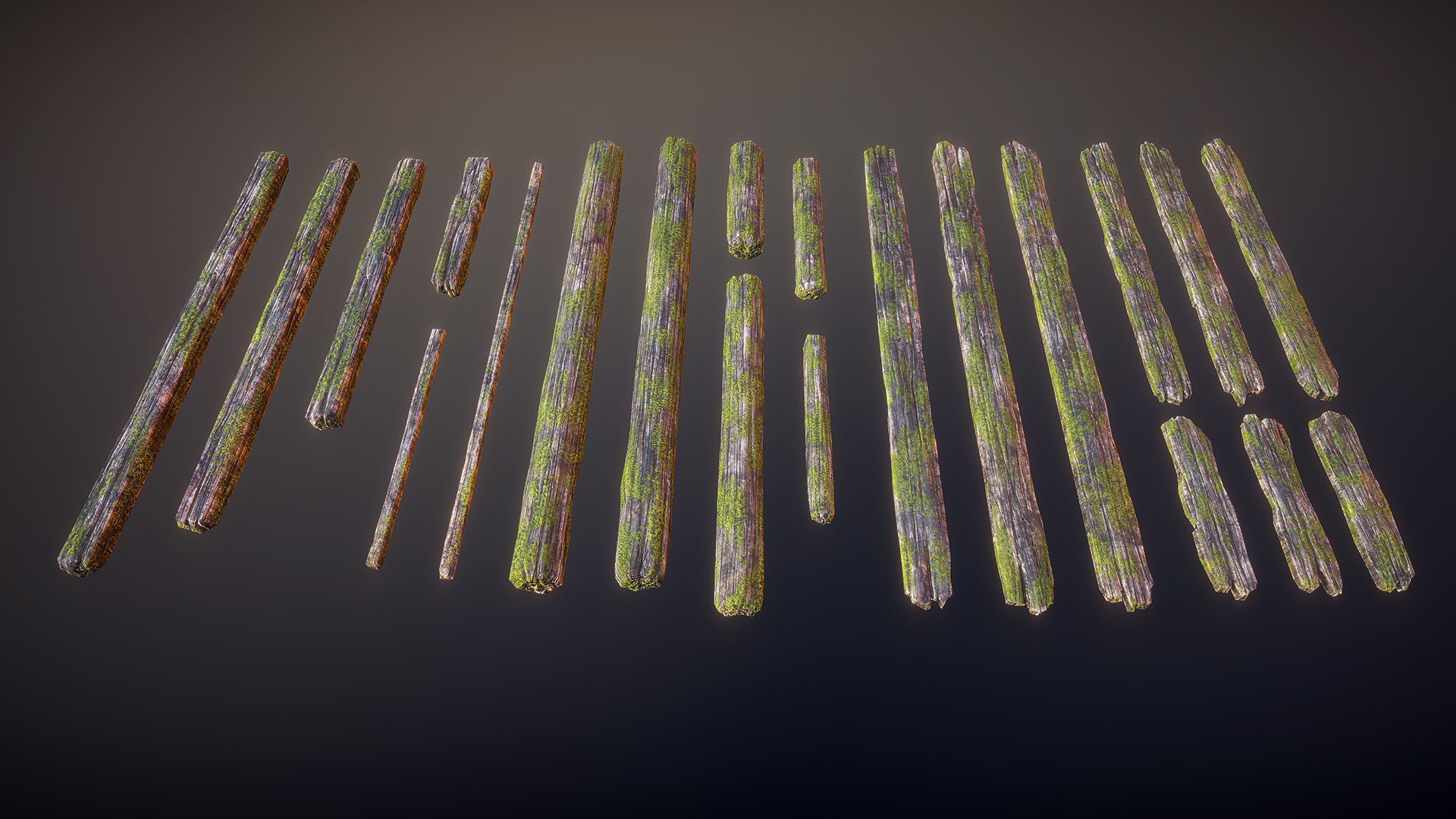 Swamp hut Low-poly 3D model_23