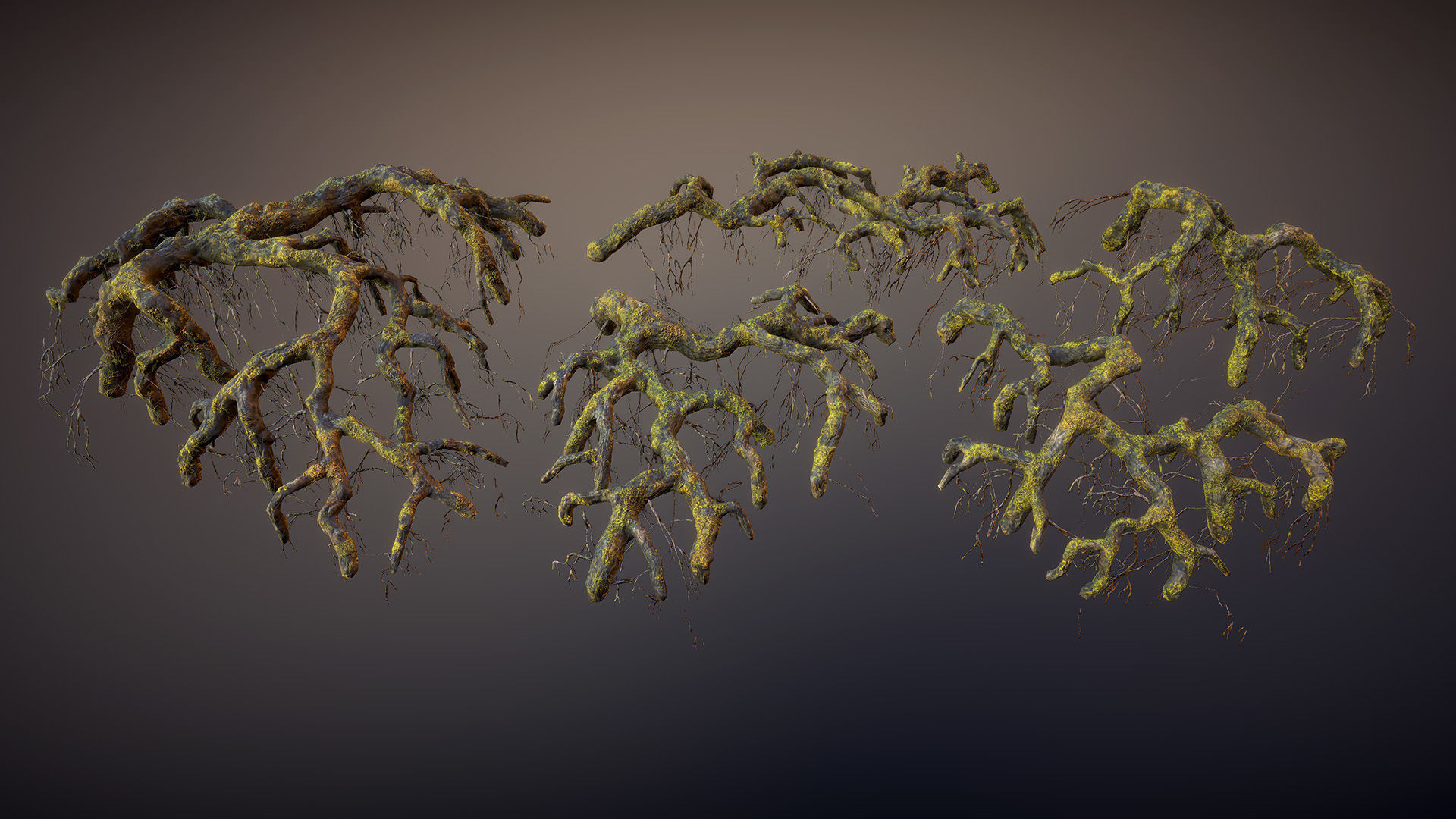 Swamp hut Low-poly 3D model_19
