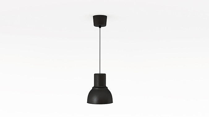 Hektar Pendant Lamp Black 3D model