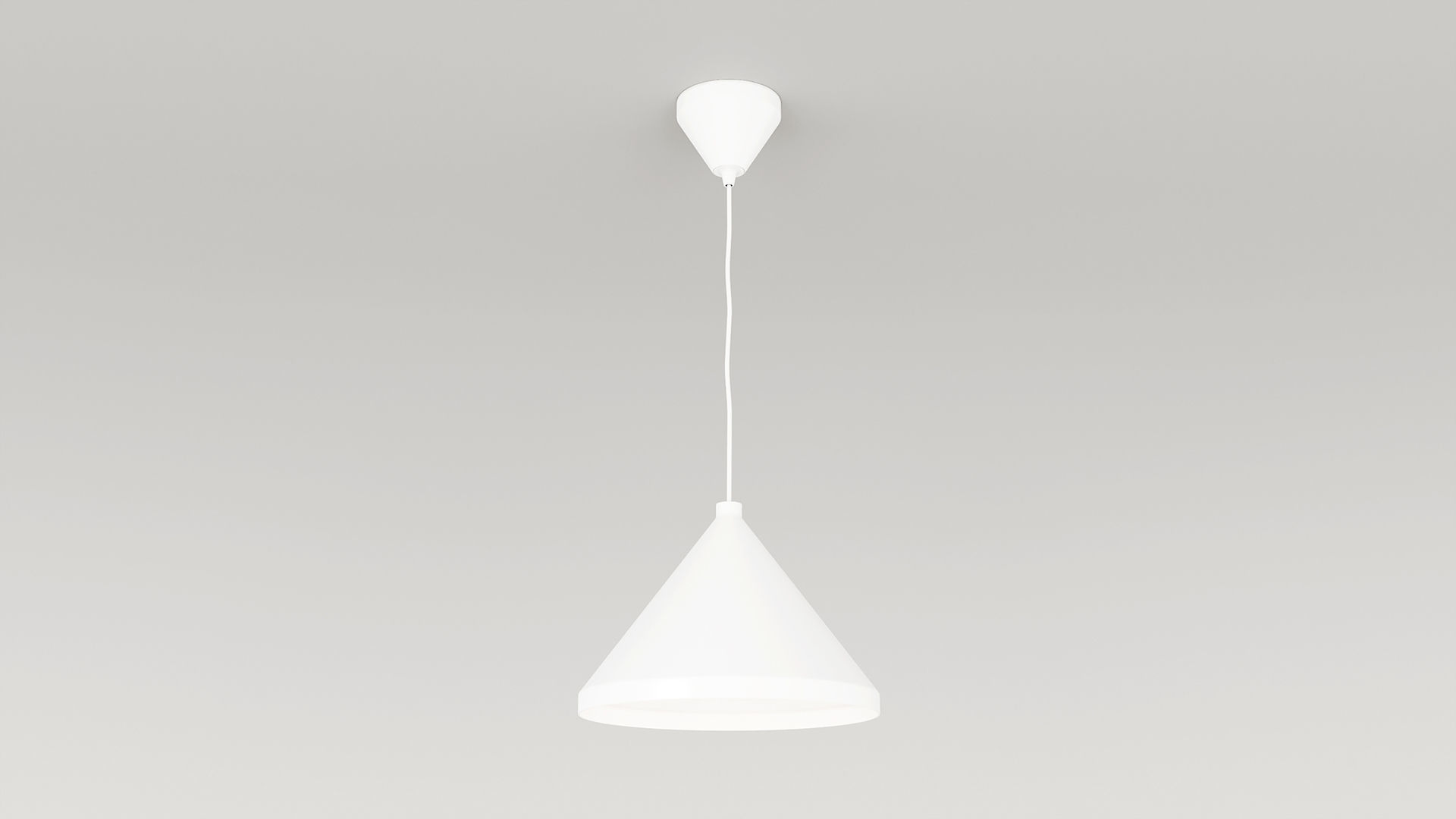 Nevlinge Pendant Lamp White 3D model_1
