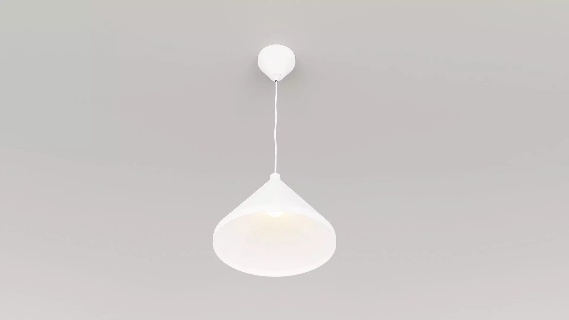Nevlinge Pendant Lamp White 3D model_0