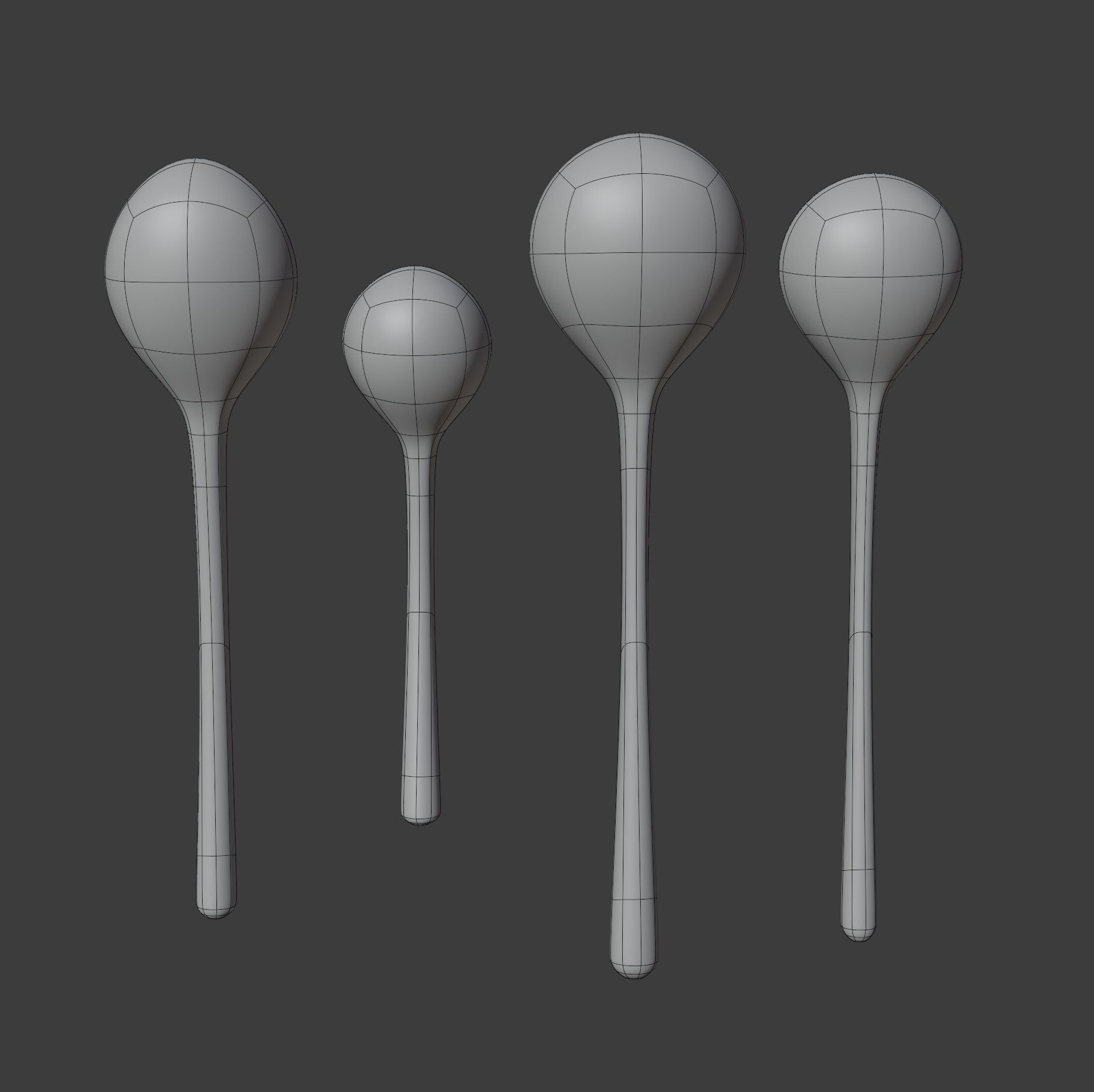 Wooden Spoons 3D model_12