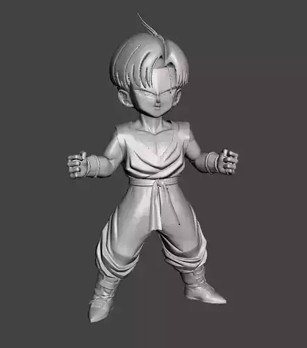 Little Trunks Normal form Dragon Ball 3D Model