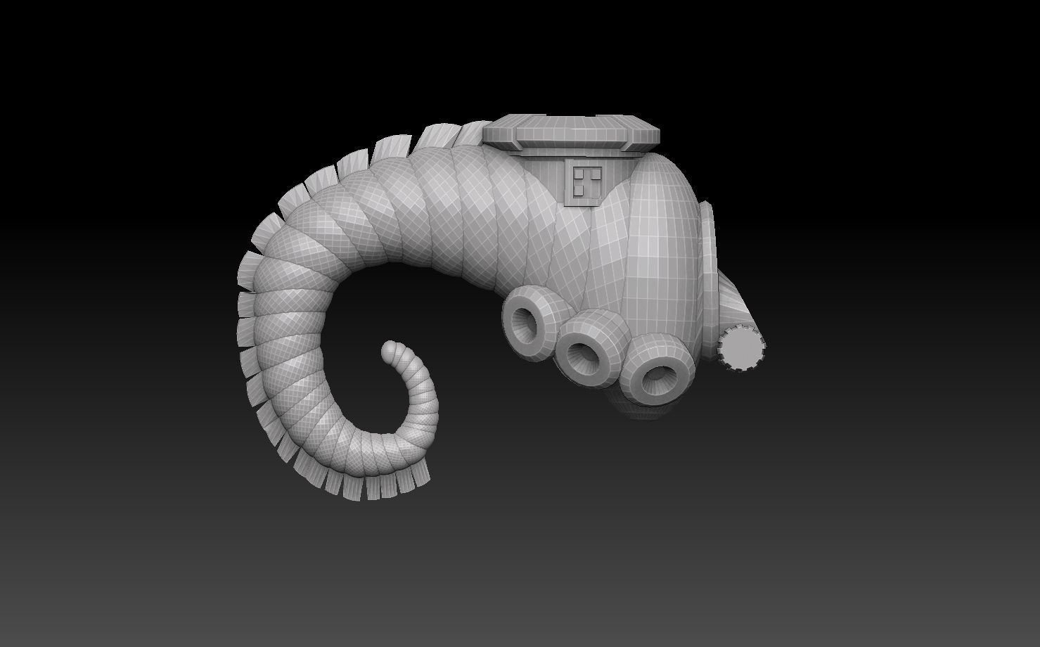 Nautiloid Horror Megapack 3D print model_24