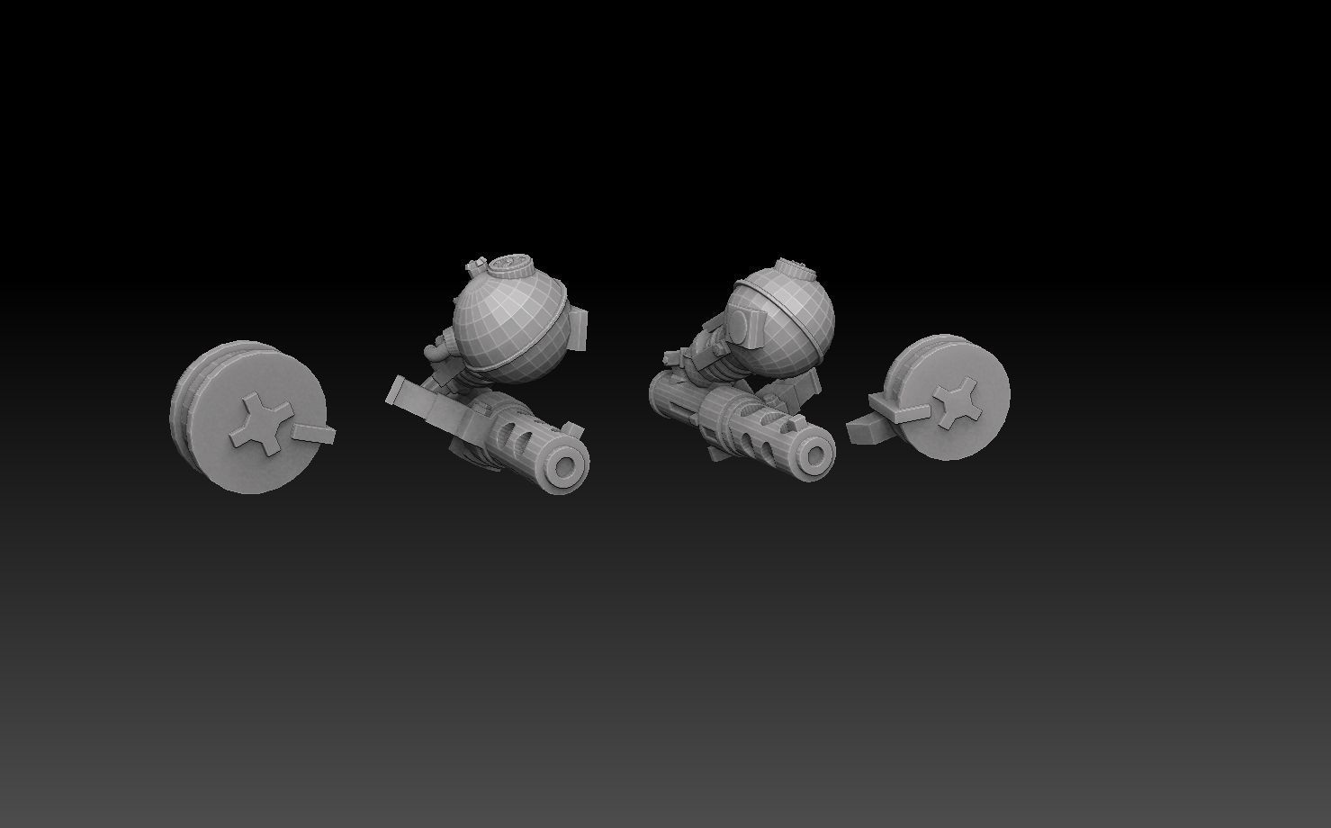 Nautiloid Horror Megapack 3D print model_80