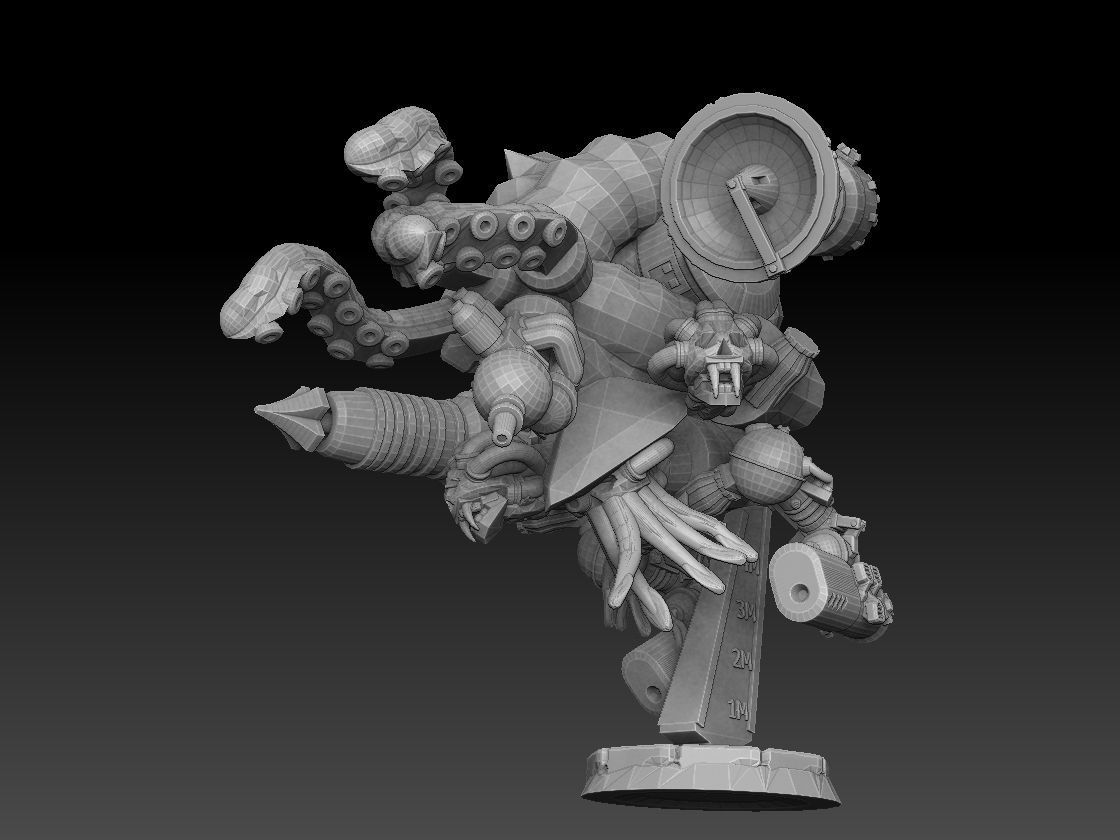 Nautiloid Horror Megapack 3D print model_47